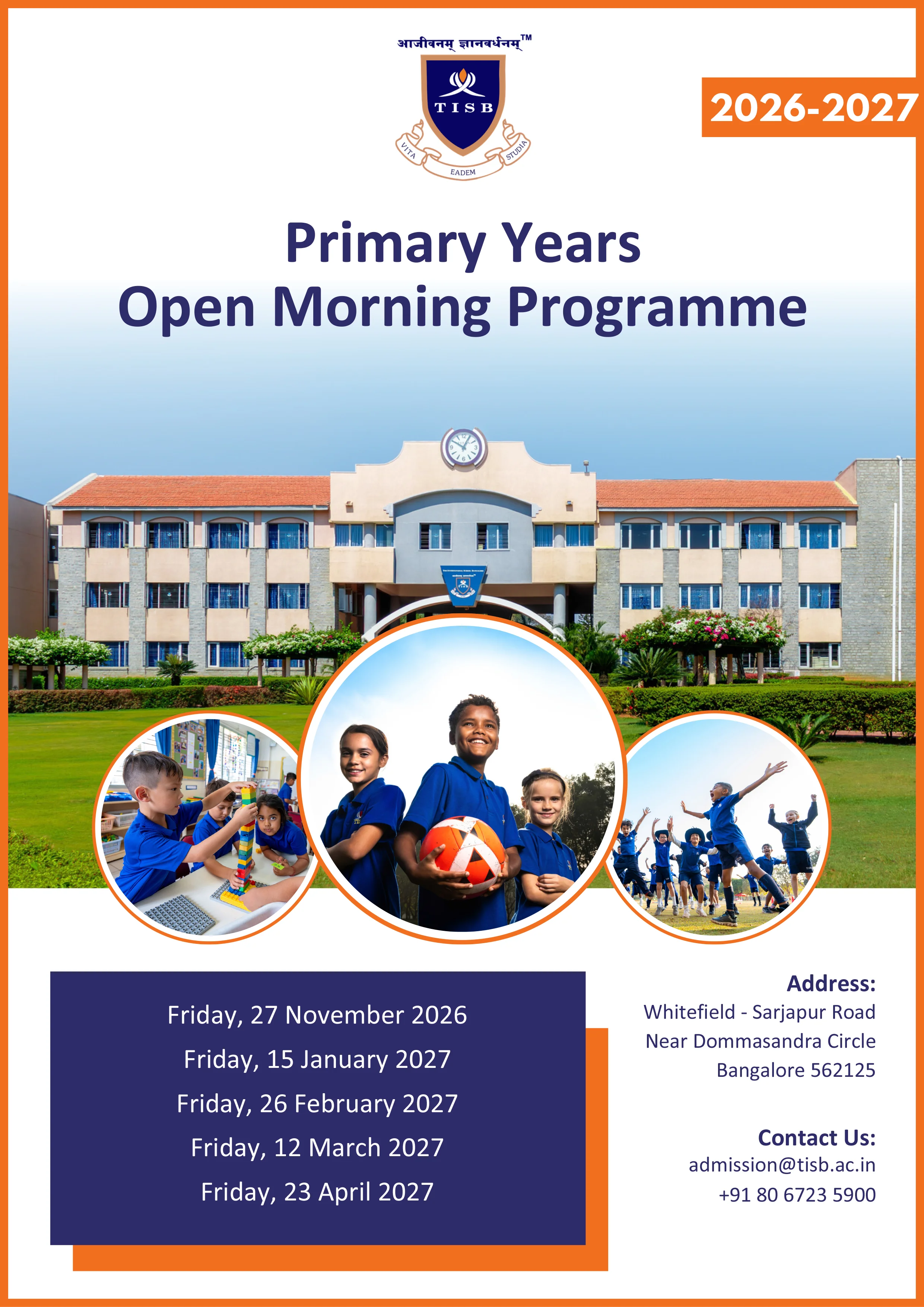 senior-year Open Mornings