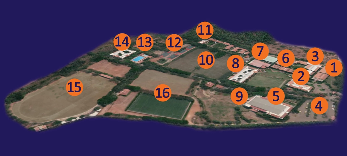 tisb campus map